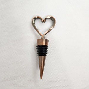 Wine Cork Stopper Heart-shaped Gift Fun Metal